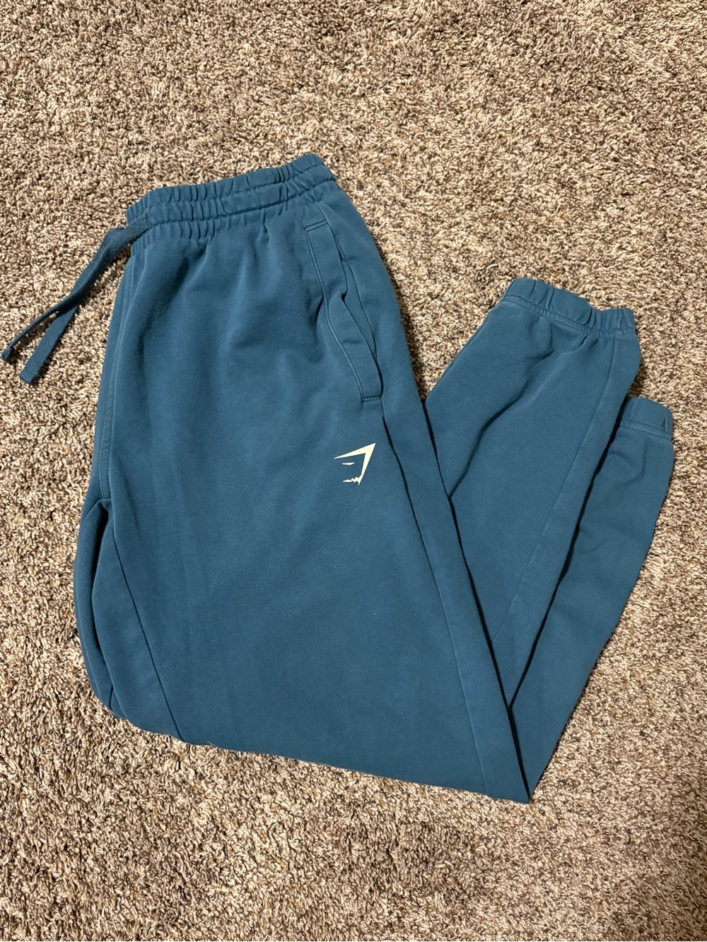 Gymshark Teal Tapered Jogger Sweatpants (L)
